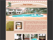 Tablet Screenshot of nagacottages.com